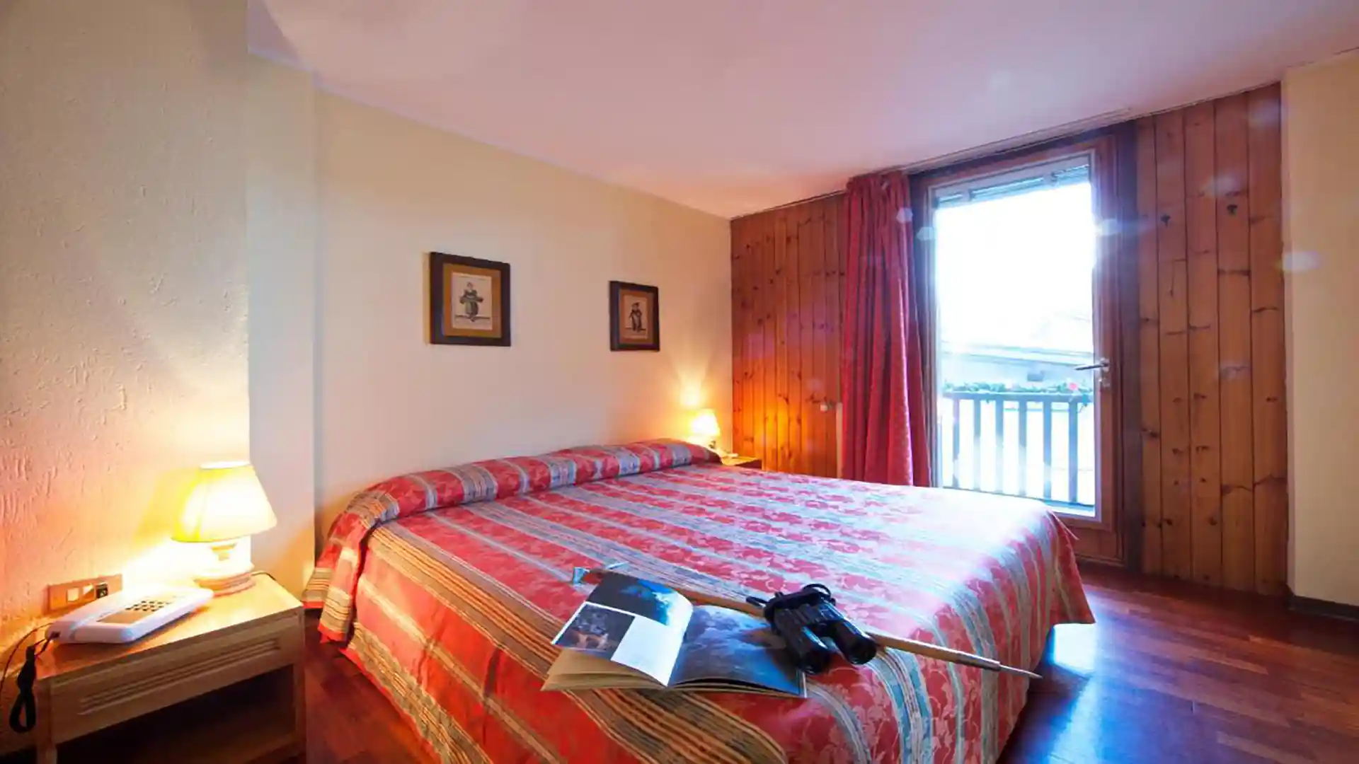 Camera matrimoniale Hotel Dolonne Courmayeur